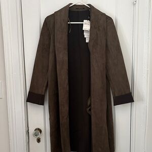 TTAHARI Dark Brown Trench Coat